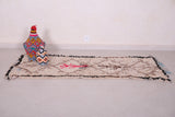 Small runner berber moroccan rug -  2.1 FT X 5.6 FT