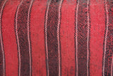 Striped moroccan pillow 13.3 INCHES X 14.9 INCHES