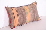 Striped moroccan pillow 14.9 INCHES X 24 INCHES