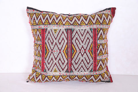 Moroccan handmade kilim pillow 20 INCHES X 20.8 INCHES