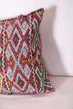 Striped moroccan pillow 14.9 INCHES X 25.5 INCHES
