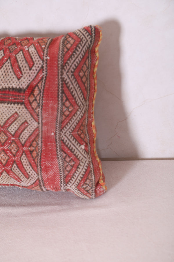 Vintage moroccan pillow 14.1 INCHES X 23.2 INCHES