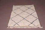 Moroccan Small Beni ourain carpet 3 FT X 4.8 FT