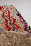 Vintage moroccan rug 2.3 FT X 6.2 FT