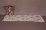 Moroccan Small Beni ourain carpet 3 FT X 4.8 FT