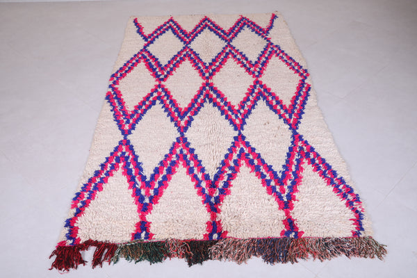 Handmade berber Moroccan Rug  4.5 FT X 8.2 FT