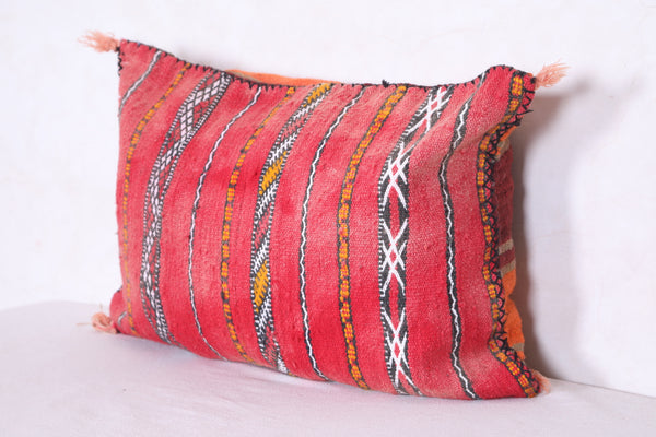 Moroccan handmade kilim pillow 16.1 INCHES X 22.4 INCHES