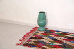Fabulous moroccan boucerouite berber rug 3 FT X 4.5 FT
