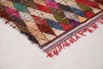Fabulous moroccan boucerouite berber rug 3 FT X 4.5 FT
