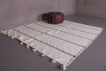Vintage moroccan handwoven kilim 6.1 FT X 6.5 FT