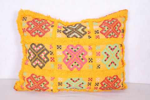 Moroccan handmade kilim pillow 14.1 INCHES X 18.1 INCHES