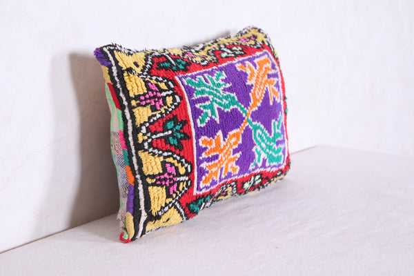 Moroccan handmade kilim pillow 12.5 INCHES X 18.1 INCHES