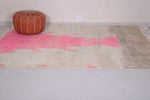 Vintage handmade berber rug 5.7 FT X 7.9 FT