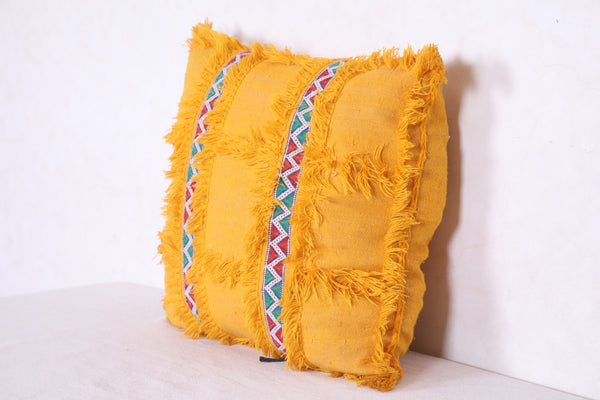 Moroccan handmade kilim pillow 19.2 INCHES X 19.6 INCHES