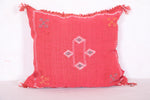 Vintage moroccan pillow 16.9 INCHES X 18.5 INCHES