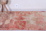 Vintage handmade moroccan berber rug 2.9 FT X 4.6 FT