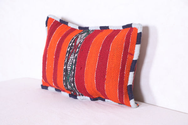 Moroccan handmade kilim pillow 13.3 INCHES X 20.4 INCHES