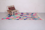 Vintage Moroccan Contemporary Rug 4.8 x 8.2 ft - Colorful Patchwork