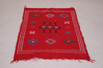 Moroccan Hand Hoven rug 3.2 FT X 4.9 FT