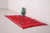 Moroccan Hand Hoven rug 3.2 FT X 4.9 FT