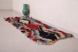 Hallway colorful berber Moroccan rug - 2.2 FT X 6.4 FT