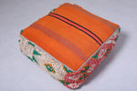Moroccan berber rug colorful azilal pouf
