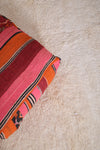 Colorful handmade berber moroccan kilim pouf