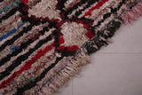 Handwoven Boucherouite Rug – 3.1 x 5.8 ft | Moroccan Recycled Fabric Art