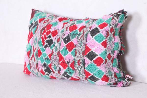 Moroccan handmade kilim pillow 12.5 INCHES X 19.6 INCHES