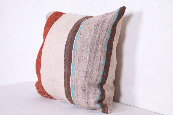 Moroccan handmade kilim pillow  20 INCHES X 20.8 INCHES