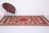 Vintage handmade berber moroccan rug - 5.8 FT X 8.3 FT