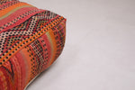 Handmade moroccan rug berber woven pouf