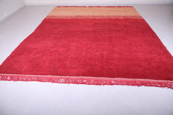 Red & orange Custom size Moroccan Rug