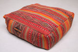 Handmade moroccan rug berber woven pouf