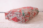 Moroccan Floor Pouf - Traditional Berber Rug Ottoman