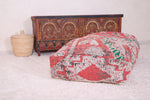 Moroccan Floor Pouf - Traditional Berber Rug Ottoman