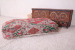 Moroccan Floor Pouf - Traditional Berber Rug Ottoman