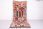 Amazing colourful handmade berber runner rug 4.2 FT X 10 FT