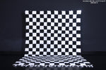 Moroccan handmade berber checkered rug 6.9 FT X 9.8 FT