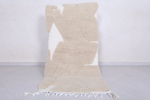 Moroccan Beni ourain rug 3.1 X 6.1 Feet