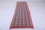 Vintage handmade Runner rug 2.8 X 7.9 Feet