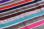 Vintage handmade Moroccan rug 4.9 X 12.9 Feet