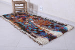 Moroccan berber rug 2 X 4.9 Feet