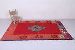 Moroccan berber rug 5 X 7.8 Feet