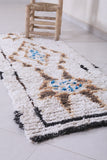 Moroccan berber rug 2.1 X 5.7 Feet