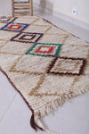 Moroccan berber rug 3.2 X 6.9 Feet