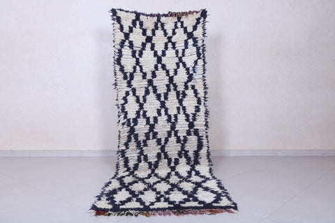 Moroccan berber rug 2.7 X 7.9 Feet