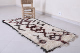 2.4 X 5.4 Feet Moroccan Berber Rug - Bold Geometric Tribal Pattern