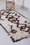 2.4 X 5.4 Feet Moroccan Berber Rug - Bold Geometric Tribal Pattern