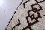 2.4 X 5.4 Feet Moroccan Berber Rug - Bold Geometric Tribal Pattern